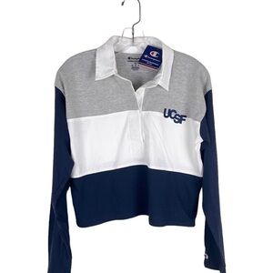 UCSF Rugby Cropped Long Sleeve Shirt Size XS